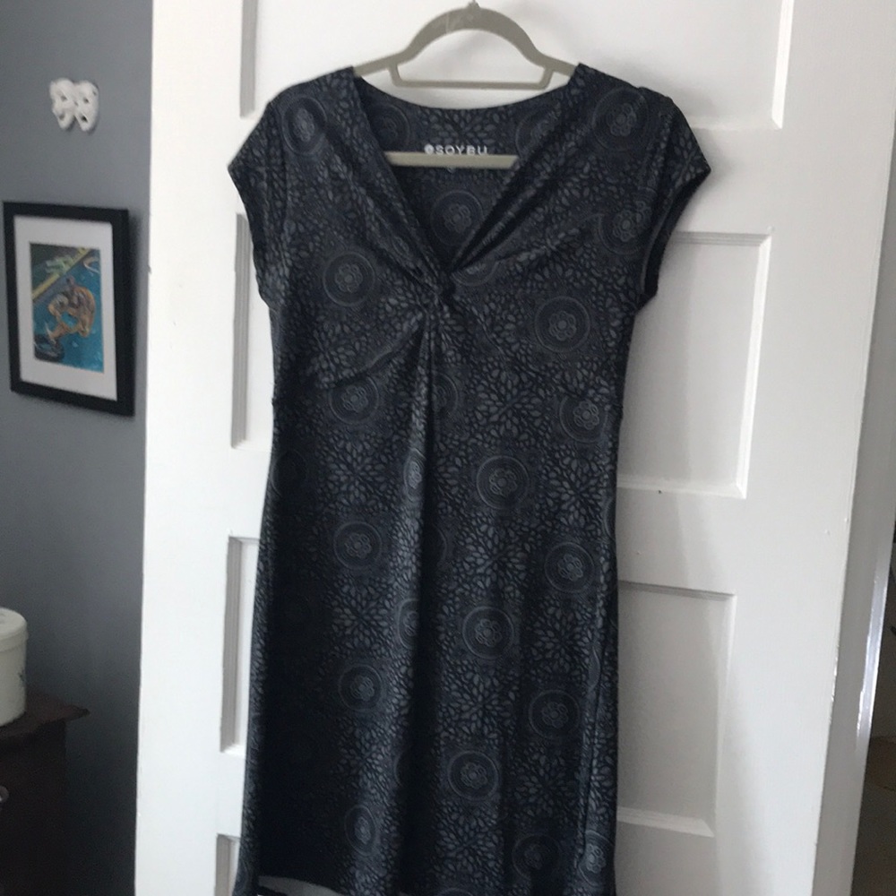 Cap sleeve yoga dress